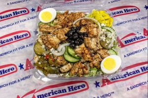 Grilled Chicken Over Greek Salad